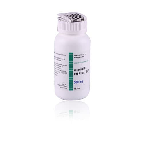 Rising Pharmaceuticals Amoxicillin USP 500mg Capsules, 100 Count Bottle (A45) thumbnail 4