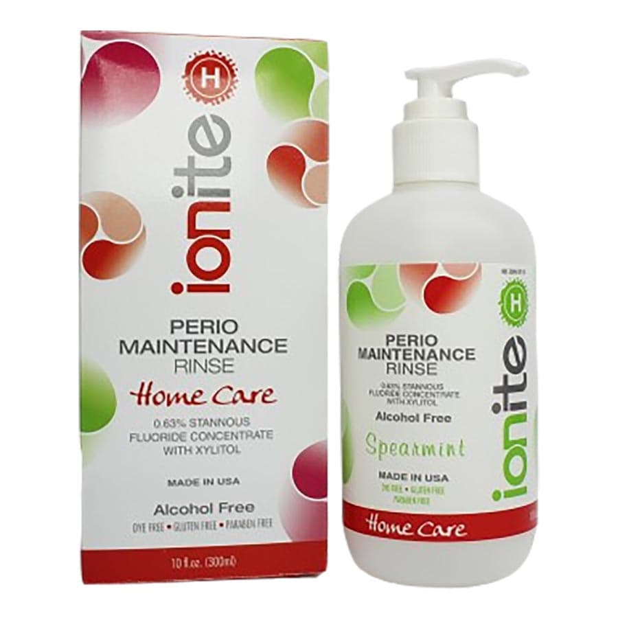 Ionite-H 0.63% Stannous Perio Rinse, Spearmint, 10 oz (300 ml) Bottle, 10/Case, 56-00135 thumbnail 2