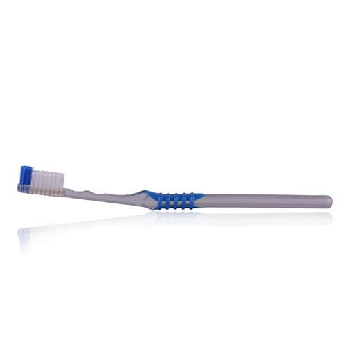 Oradent Clear Handle Toothbrush, Adult, 72/Pack - Oraline - Oradent Toothbrushes - Image 1