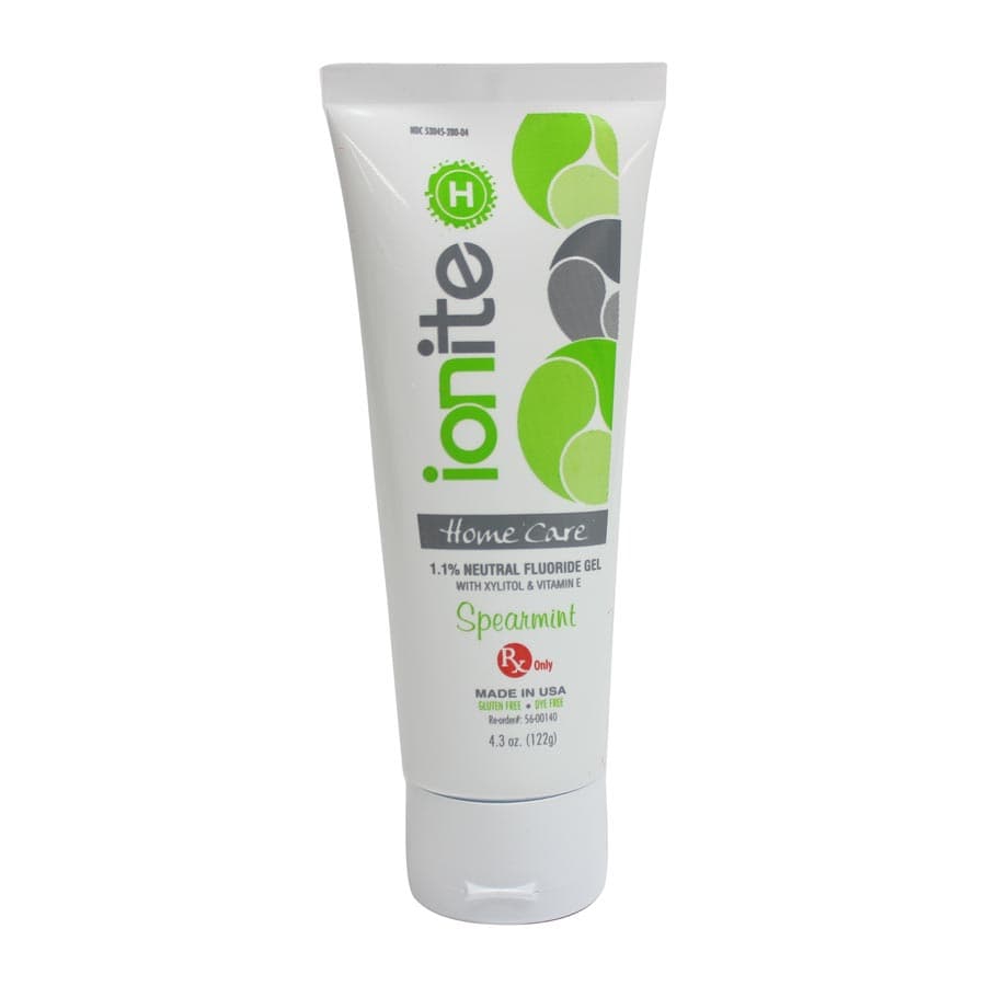Ionite-H Home Care Prescription Fluoride Toothpaste, 1.1% NaF (5000 ppm), Spearmint, 4.3 oz Tube, 56-00140 thumbnail 6