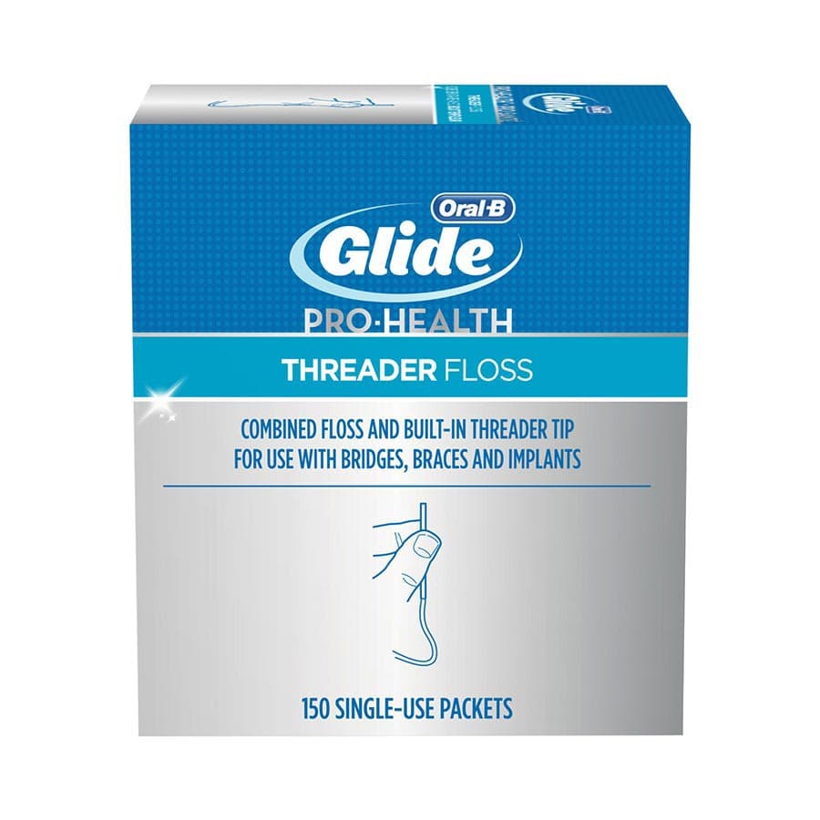 Oral-B Glide Pro-Health Threader Floss, 150/Box (30 Envelopes of 5), 80775811 thumbnail 11