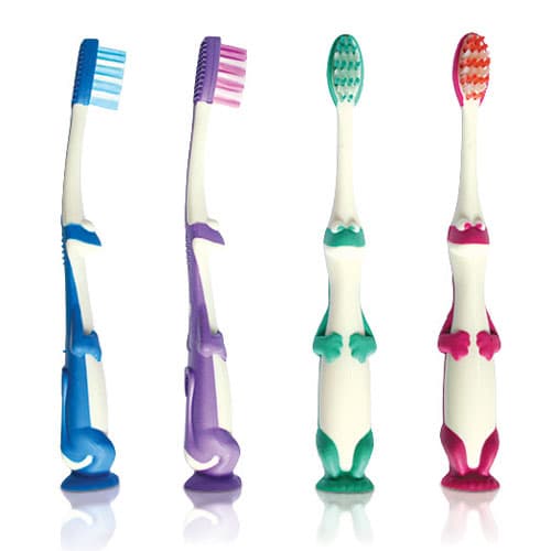Oraline Gecko Kids Critter Toothbrush, 72/Box - Oraline - Kids Critter Toothbrushes - Image 1