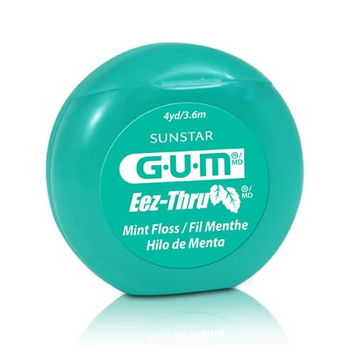 GUM Comfort Slide Floss, Mint, PTFE, 4 yds, 144/Box, 2014PQA - Gum Floss Comfort Slide Floss Mint 4yds (PTFE) 144/Box 2014PQA***discontinued*** - Image 1