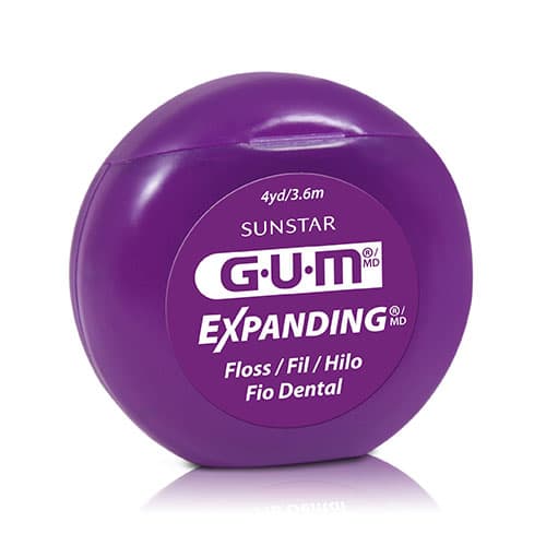 GUM Expanding Floss, Waxed, Unflavored, 4 yd Patient Size, 144/Box, 2030PQB thumbnail 7