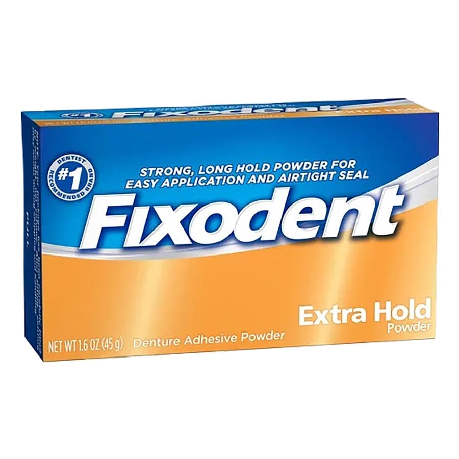 Fixodent Extra Hold Denture Adhesive Powder Plus Scope, 1.6 oz, 24/Case, 80362566 thumbnail 5