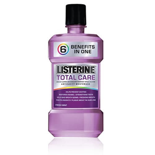 Listerine Total Care Mouthwash, Fresh Mint, 3.2 oz Bottles, 24/Case, 30695 - Kenvue Oral - Listerine Total Care Mouthwash 24x3.2oz - Image 1