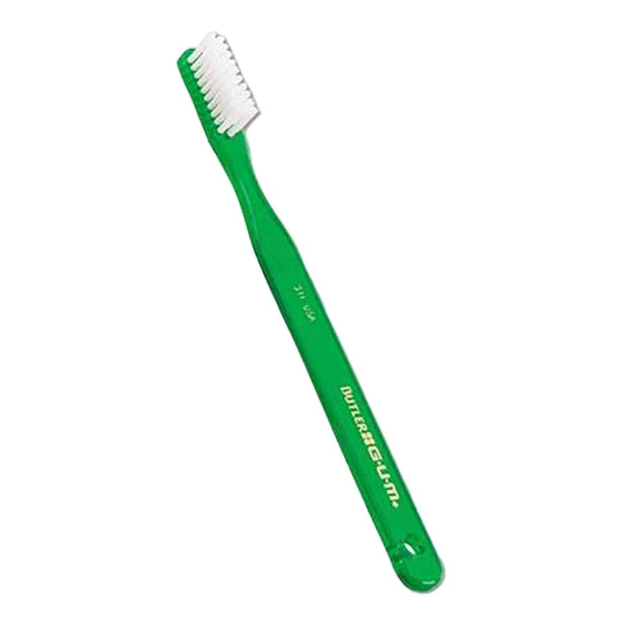Sunstar GUM Classic Adult Toothbrush, Compact Soft, Slender 3-Row, 12/Pack, 311PC - Classic Adult Toothbrush Compact Soft Slender 3-Row Dz 311PC - Image 1