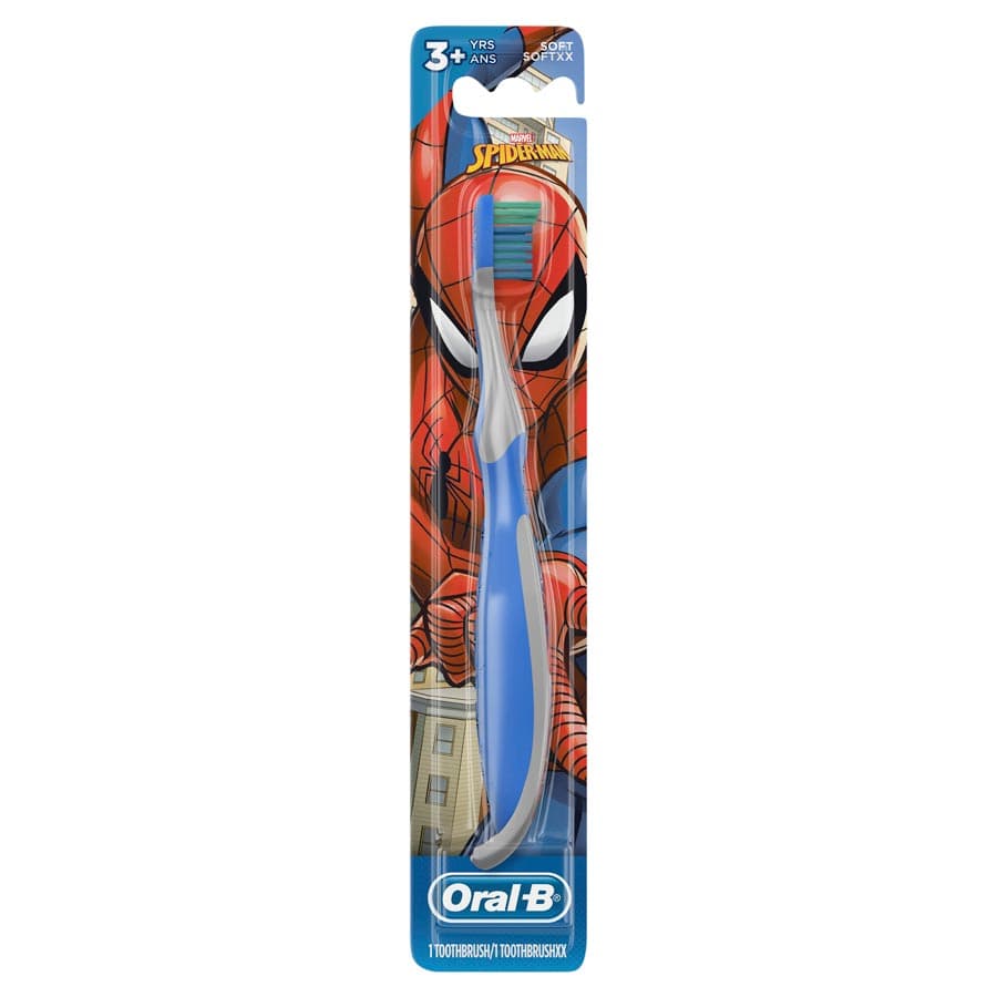 Oral-B Kids 3+ Manual Toothbrush with Marvel Spiderman Graphics, Soft Bristles, 6/Box, 80355763 thumbnail 8