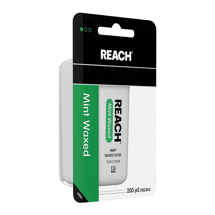 Reach Waxed Dental Floss Refill, Mint, 200 yd, No Dispenser, 211896400 thumbnail 11