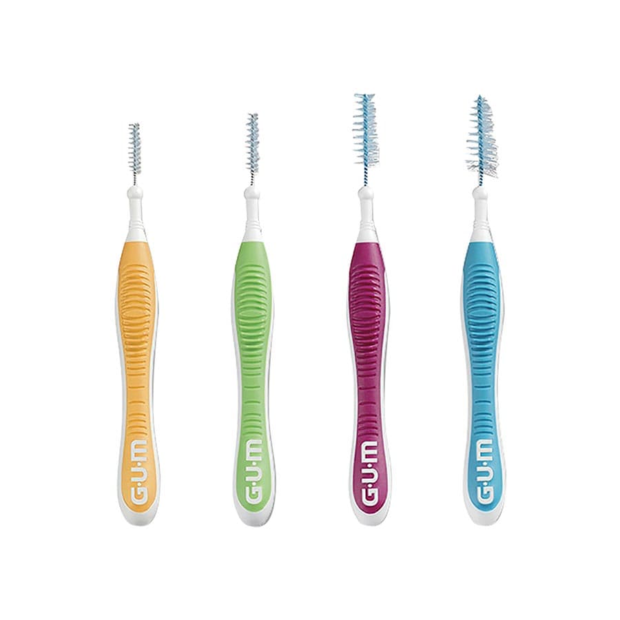 GUM Proxabrush Go-Betweens Interdental Brushes, Variety Pack, 36/Box, 6 Sizes (Micro Tight, Ultra Tight, Tight, Moderate, Wide, Extra Wide), 3615PQBX thumbnail 3