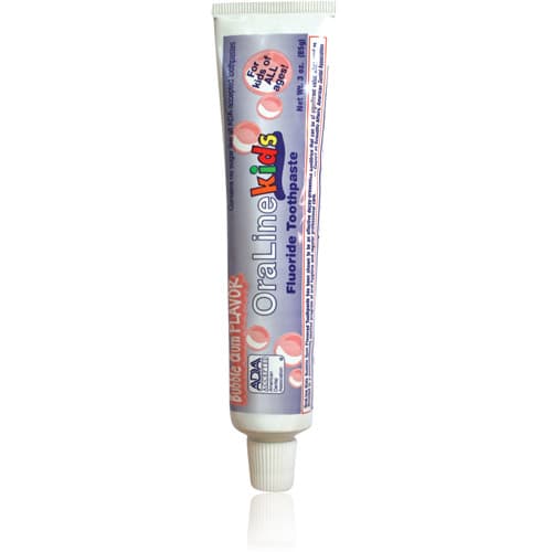Oraline Bubblegum Toothpaste, 3 oz Tube, 72/Pack, Item 42115 - Oraline - Toothpaste - Image 1