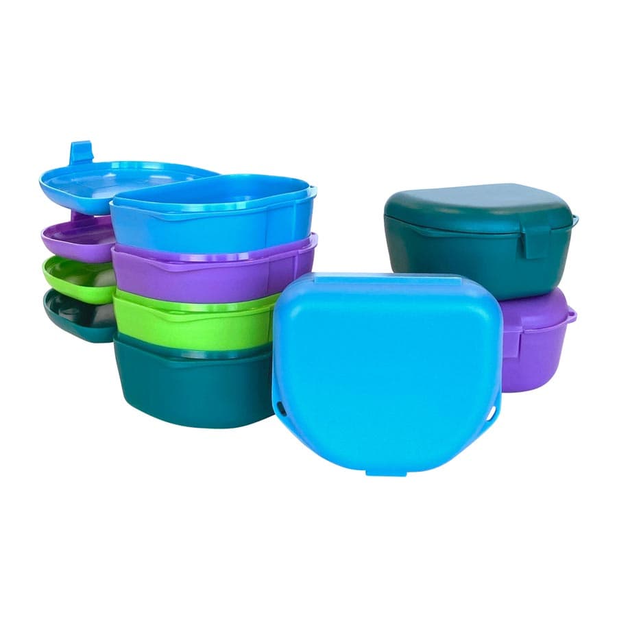 Zirc Dental Retainer Box, 1-1/2" Deep, Assorted Colors, 12/Pack, 25R550 thumbnail 7
