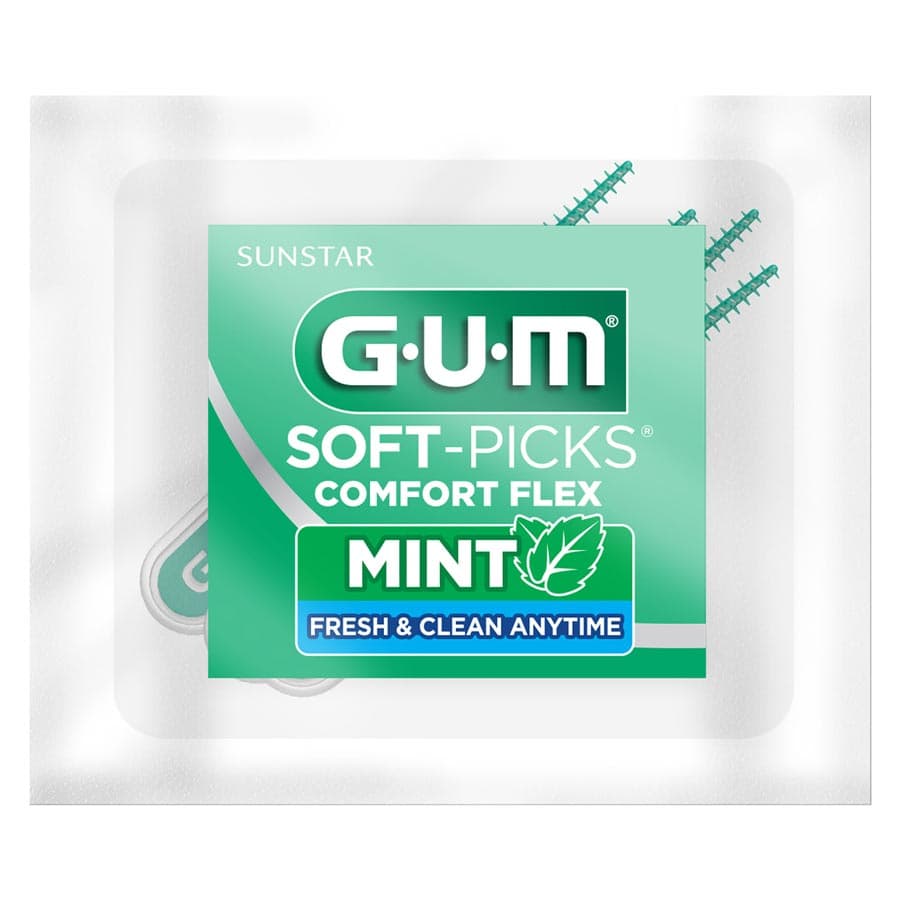 GUM Soft-Picks Comfort Flex Mint Interdental Cleaners, 4 Picks per Pack, 72 Packs per Box (288 Picks), 670P thumbnail 6
