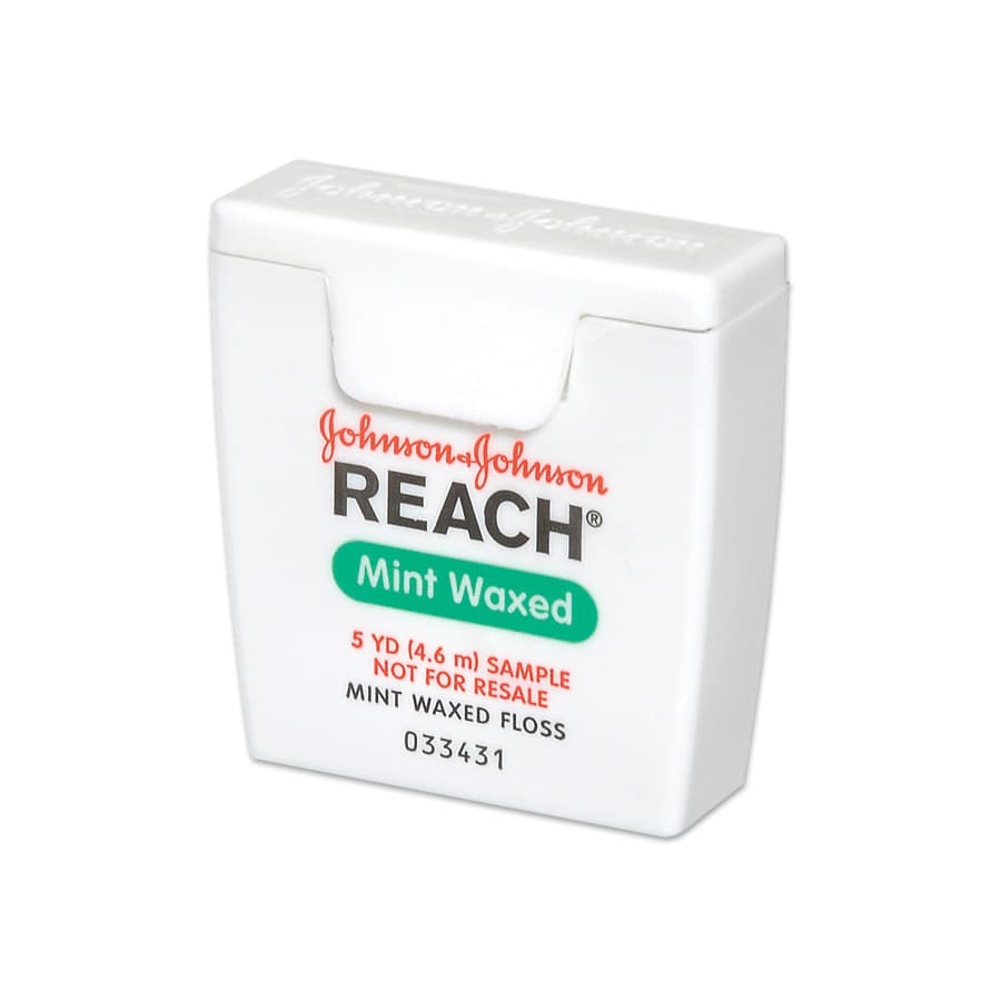REACH® Waxed Dental Floss, Mint, Trial Size 5 yd, 144/Box, 211896800 thumbnail 6