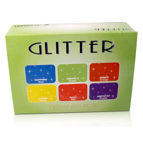 Plasdent Glitter Premium Retainer Boxes, Assorted Colors, 12/Box, GT2002 thumbnail 8