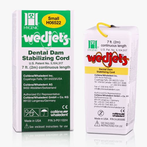 Hygenic Wedjets Stabilizing Cord, Non-Latex, Small, Lime Green, 7 ft, 1/Pk, H06524 thumbnail 5