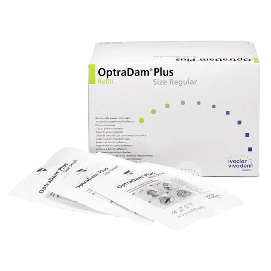 OptraDam Plus Regular Refill, Preframed Latex Rubber Dam, Blue, 50/Box, 627399AN thumbnail 4