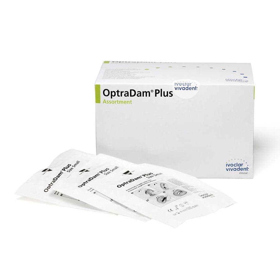 OptraDam Plus Assortment, Preframed Latex Rubber Dam, Regular & Small Sizes, 50/Box, 627401AN thumbnail 6