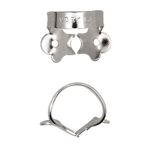 Ivory Rubber Dam Clamp, Winged, #1A, Regular Bicuspid, Stainless Steel, 50057308 thumbnail 5