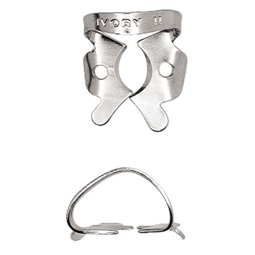 Kulzer Ivory Rubber Dam Clamp #11, Winged, Stainless Steel, Regular Molar, 50057342 thumbnail 4
