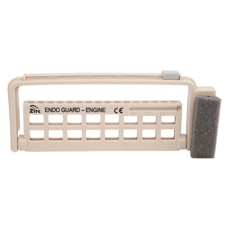 Zirc Steri-Endo Guard Hand Endodontic File Organizer, 16-Hole, Beige, 5-3/8" x 3/8" x 2-3/16", 1/Pk, 50Z450G thumbnail 7