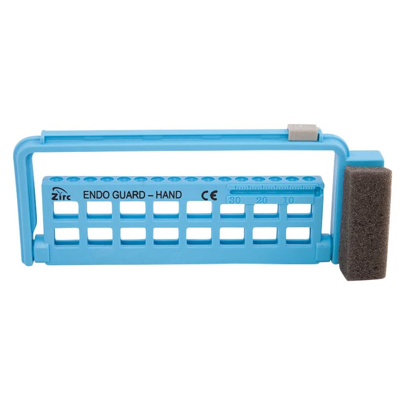 Zirc Steri-Endo Guard Hand File/Reamer Organizer, Neon Blue, 16-Hole, Autoclavable, 50Z450-N thumbnail 2