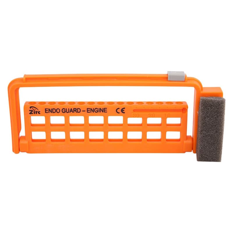 Zirc Steri-Endo Guard Hand Organizer, Neon Orange, Holds 16 Hand Files/Reamers, Autoclavable, 50Z450Q thumbnail 3