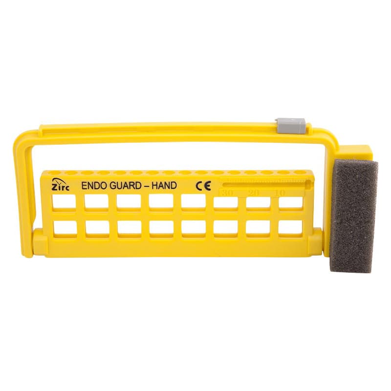 Zirc Steri-Endo Guard Hand Neon Yellow, 16-Hole Organizer, Autoclavable, 50Z450-O thumbnail 2