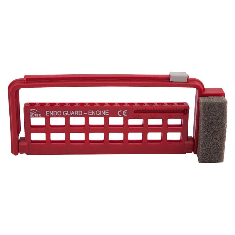 Zirc Steri-Endo Guard Hand Organizer, Red, Holds 16 Files/Reamers, 50Z450-M thumbnail 4