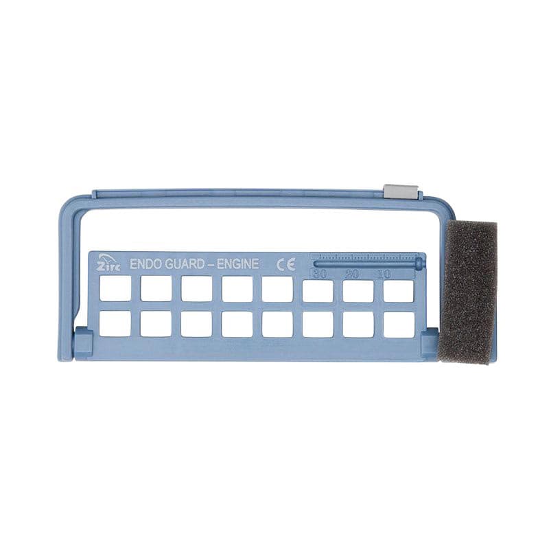 Zirc Steri-Endo Guard Engine Organizer, Blue, Holds 11 Engine & 5 Hand Files, 5-3/8" x 3/8" x 2-3/16", 1/Pk, 50Z452B thumbnail 8