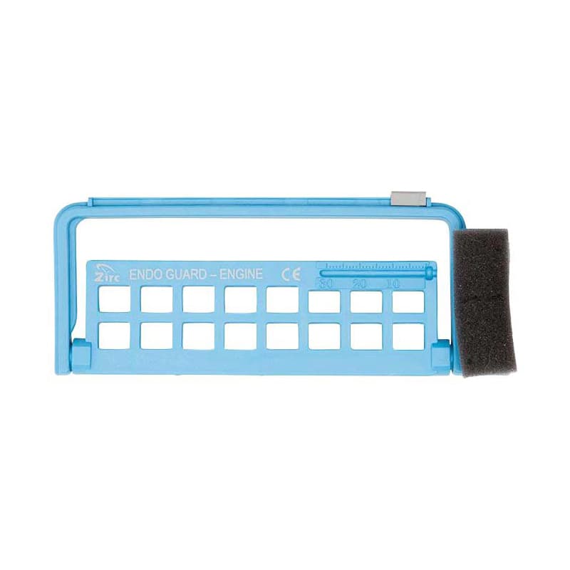 Zirc Steri-Endo Guard Engine File/Reamer Organizer, Neon Blue, Holds 11 Engine & 5 Hand Files, Autoclavable, 50Z452N thumbnail 3