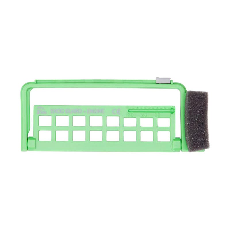 Zirc Steri-Endo Guard Engine, Neon Green, Holds 11 Engine & 5 Hand Files, Autoclavable, 50Z452P thumbnail 3