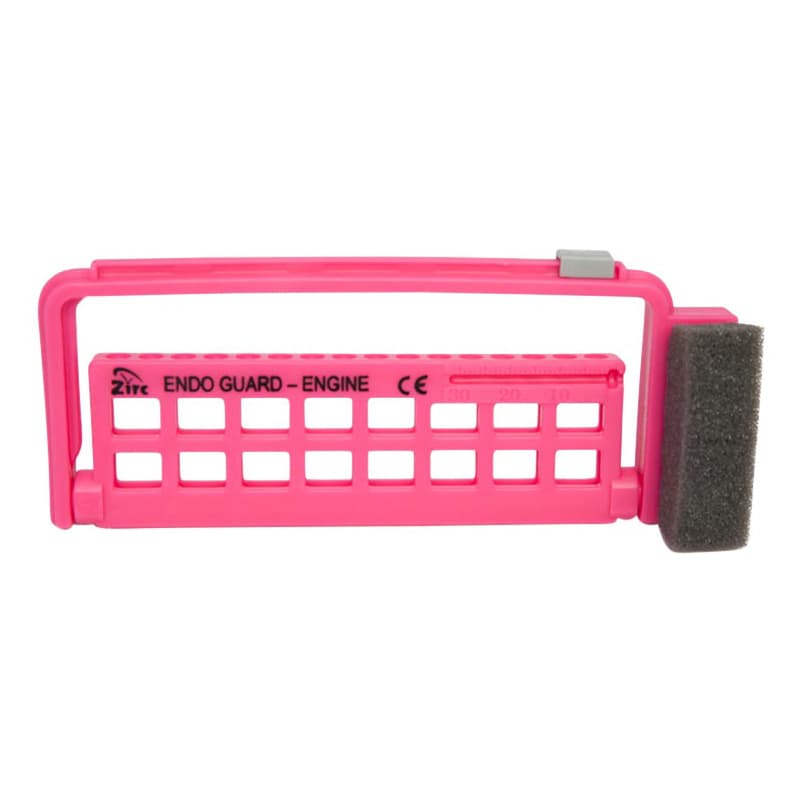Zirc Steri-Endo Guard Engine Organizer, Neon Pink, Holds 11 Engine & 5 Hand Files, Autoclavable, 50Z452-S thumbnail 2