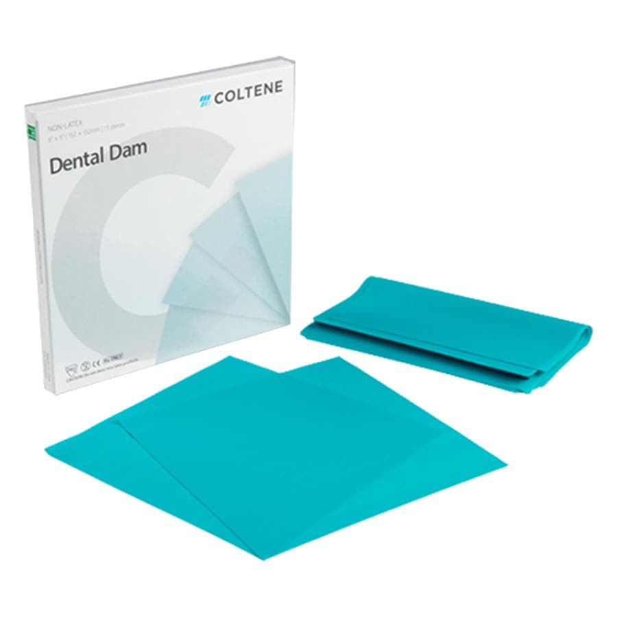 Hygenic HySolate Non-Latex Dental Dam, 5" x 5", Medium, Green, 15/Pk, H09928 thumbnail 10