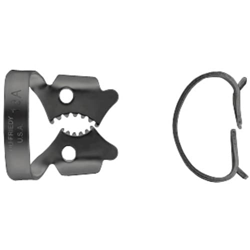 Hu-Friedy Rubber Dam Clamp, #13A, Winged, Lower Left Molars, Satin Steel, 1/Pk, RDCM13A thumbnail 10