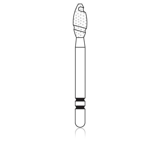 Two Striper TS2000 Diamond Bur, FG, Football, #2014.5, Coarse, Green, 2.3 mm, 5/Pkg, 2000145 thumbnail 6