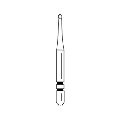 Two Striper® Diamond Bur FG, Operative #1, Medium Grit, Round, 0.8mm Diameter, 5/Pkg, 2013205 thumbnail 6