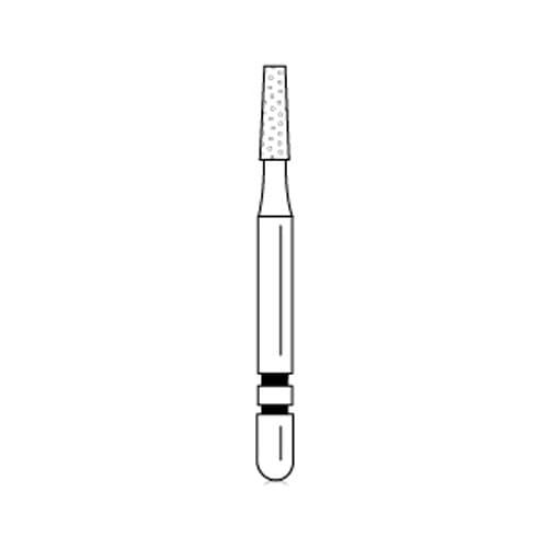 Two Striper Operative Diamond Bur, FG, Flat End Taper, #701, Medium Grit, Blue Ring, 1.4 mm Major/1.0 mm Minor Diameter, 4.1 mm Length, 5/Pk, 2013301 thumbnail 6