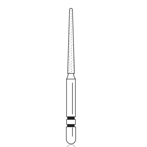 Two Striper® Diamond Bur FG, Fine, Cone, #797.11F, 1.2 mm Major/0.6 mm Minor Diameter, 11.0 mm Length, 5/Pkg, 2015049 thumbnail 5