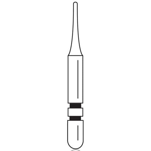 Two Striper Diamond Bur, FG, Interproximal, #203.5F, Fine, Red, 1.5 mm Major Diameter, 5/Pk, 2015054 thumbnail 10