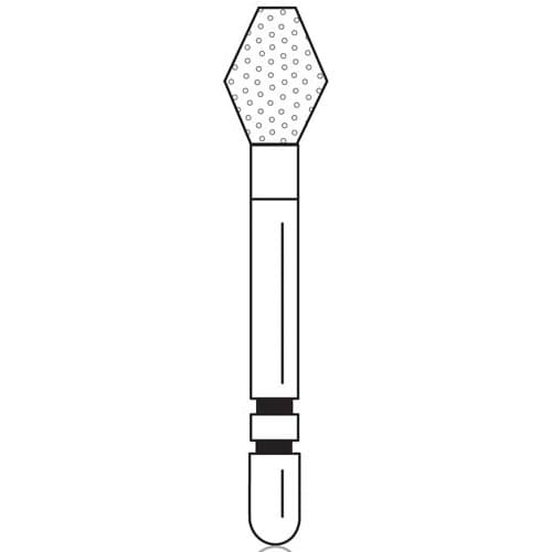 Premier Two Striper Diamond Bur FG #230 Coarse Barrel, Friction Grip, Green Ring, 5/Pk, 2015063 thumbnail 10