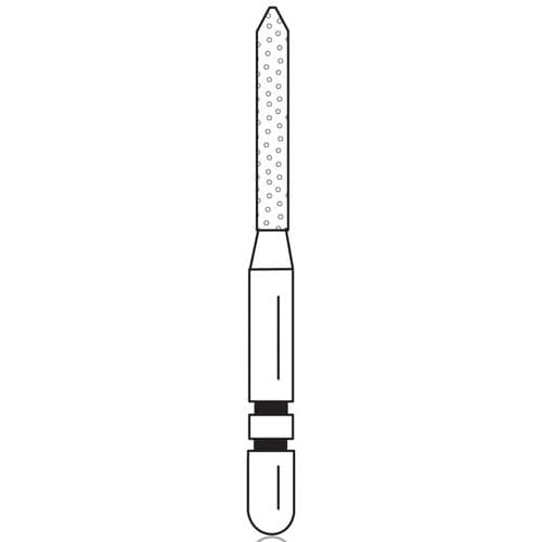 Two Striper Diamond Bur FG, Bevel-End Cylinder, #250.8, Coarse, Green, 1.2 mm, 5/Pk, 2015067 thumbnail 10