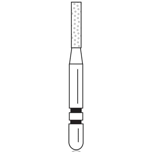 Two Striper Diamond Bur FG, Flat End Cylinder, #515.5, Coarse, Green Ring, 1.2mm Diameter, 5mm Length, 5/Pk, 2015275 thumbnail 10