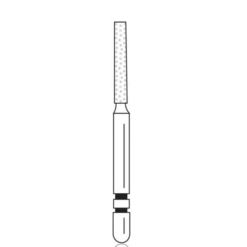 Two Striper Diamond Bur, FG, Flat-End Cylinder, #515.8, Coarse, Green, 1.3 mm Diameter, 8.0 mm Length, 5/Pk, 2015279 thumbnail 10