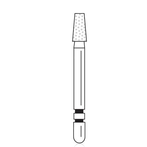 Two Striper Diamond Burs, FG, Flat-End Taper, 708.4, 2.0 mm, Coarse, Green, 5/Pk, 2015351 thumbnail 6