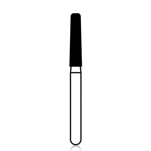 Premier Two Striper Diamond Bur, Friction Grip, KR Taper Flat End, Fine, Red, 703.8F, 5/Pk, 2015353 thumbnail 4