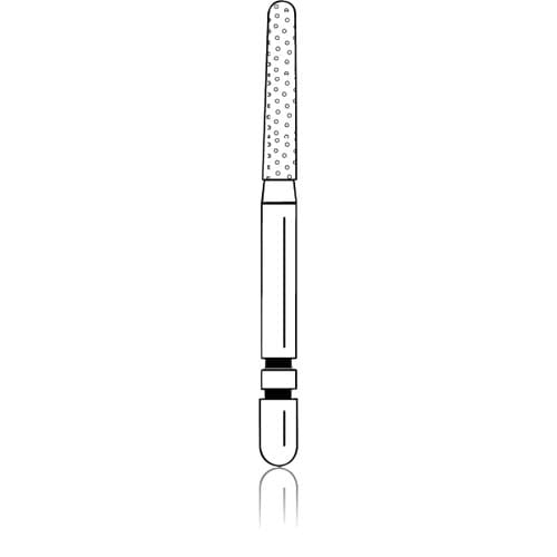 Two Striper Diamond Bur FG, Round-End Taper, 783.8, Coarse, Green, 5/Pk, 2015427 thumbnail 10