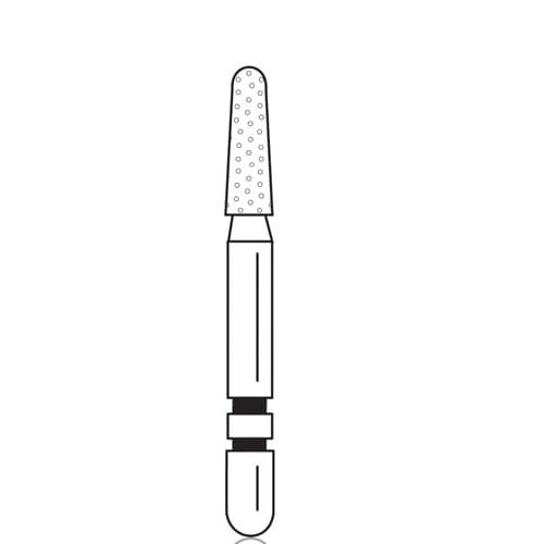 Two Striper Diamond Bur, FG, Round-End Taper, 770.5, Coarse, Green, 1.8 mm, 5/Pk, 2015456 thumbnail 6