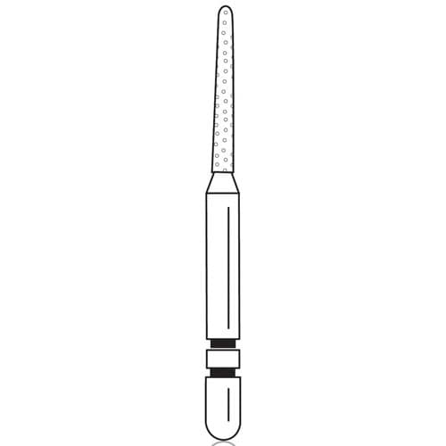 Premier Two Striper Diamond Bur, FG, Round-End Taper, 781.8, Coarse, Green, 5/Pk, 2015478 thumbnail 10