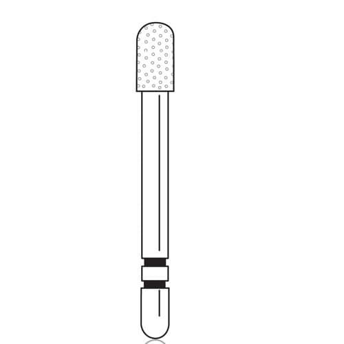 Two Striper® Diamond Bur, FG, Fine, Round-End Taper #776.4F, 2.6 mm Major/2.1 mm Minor Diameter, 4.0 mm Length, Red Ring, 5/Pkg, 2015491 thumbnail 5